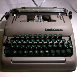 Smith Corona Silent Portable typewriter with case